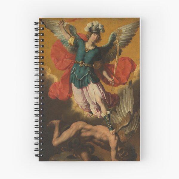 Item preview, Saint Michael the Archangel | Ignacio de Ries | 1640 Renaissance Christian Art designed and sold by CJET.