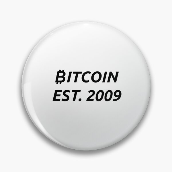 Item preview, Bitcoin Established 2009 designed and sold by LightningJelly.