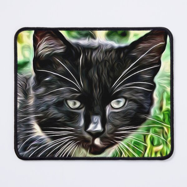 Item preview, Digital portrait of an inquisitive cat designed and sold by thalasson.