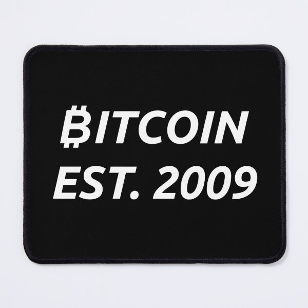 Item preview, Bitcoin Established 2009 designed and sold by LightningJelly.