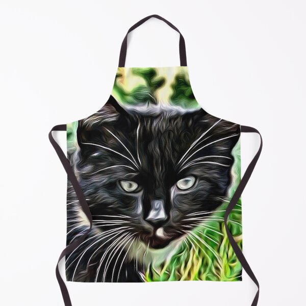 Item preview, Digital portrait of an inquisitive cat designed and sold by thalasson.