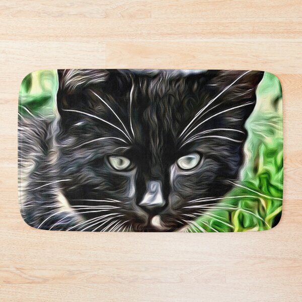 Item preview, Digital portrait of an inquisitive cat designed and sold by thalasson.