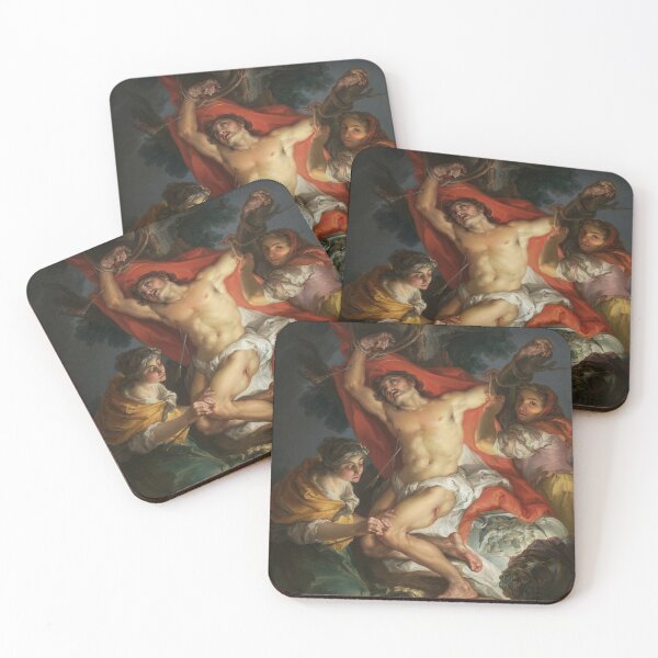 Item preview, Saint Sebastian Tended by Saint Irene | Vicente Lopez y Portana | 1795 Christian Art designed and sold by CJET.