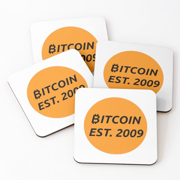 Item preview, Bitcoin Established 2009 designed and sold by LightningJelly.