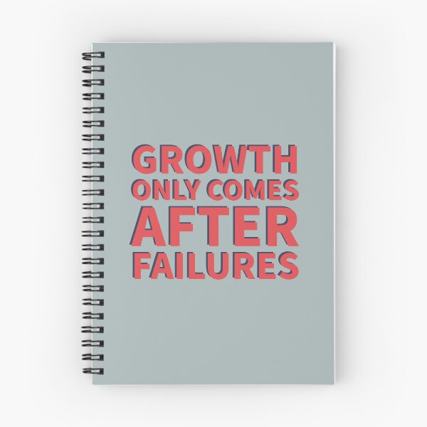 Aperçu de l'œuvre La croissance ne vient qu’après les échecs créée et vendue par STEMphrases.