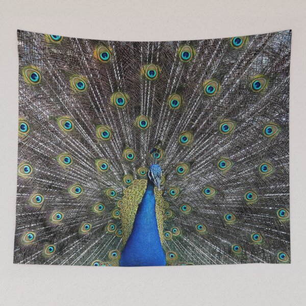 Item preview, The Peacock Spreads Beautiful Back Feathers designed and sold by halleinstyle.