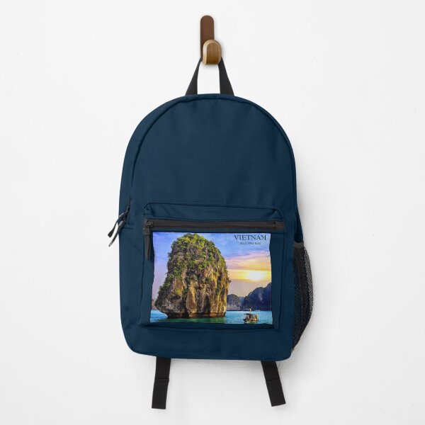 Item preview, VIETNAM : Vintage Halong Bay Travel And Tourism Print designed and sold by posterbobs.