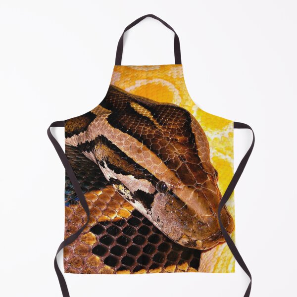 Item preview, Close Up Python Head Yellow Albino Snake designed and sold by halleinstyle.