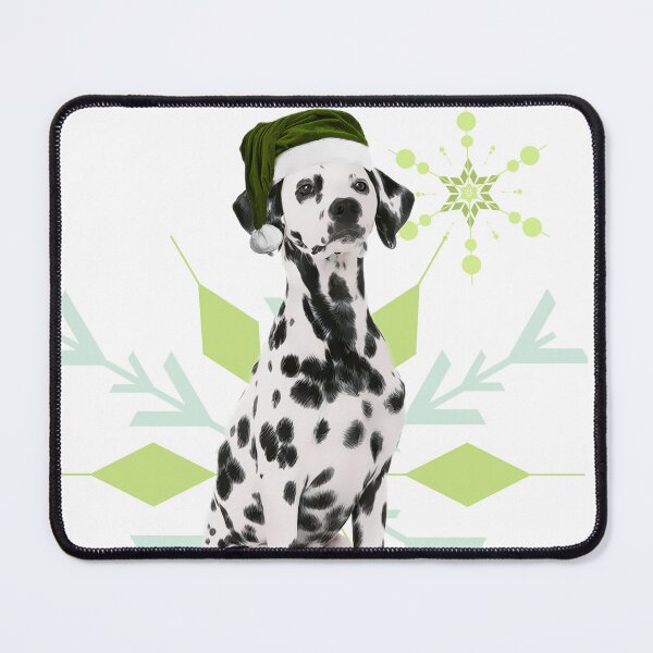 Item preview, Dalmatian in a Santa Hat Holiday Dog designed and sold by SalonOfArt.