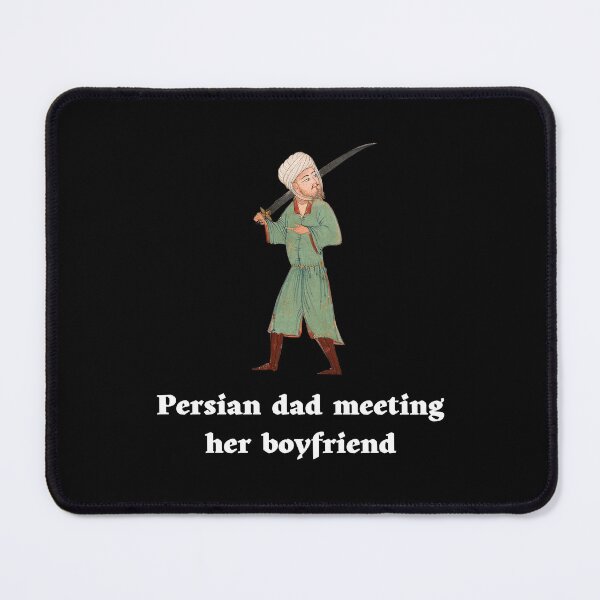 Item preview, Persian dad meeting her boyfriend - Persian (iranian) art designed and sold by Persian Pride Official.