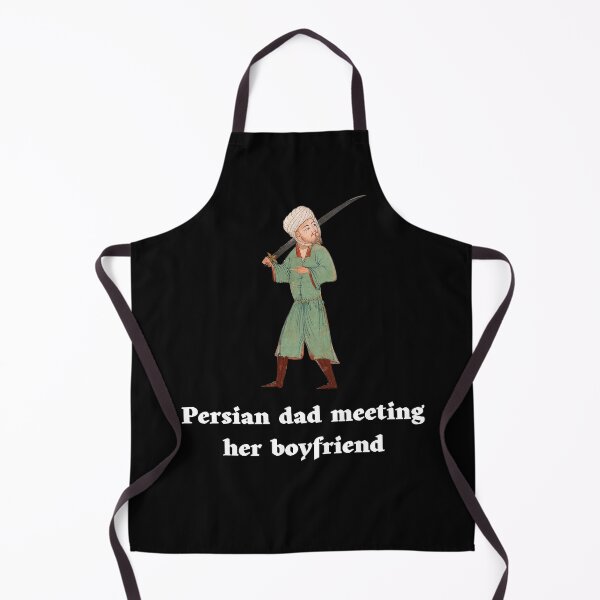 Item preview, Persian dad meeting her boyfriend - Persian (iranian) art designed and sold by Persian Pride Official.