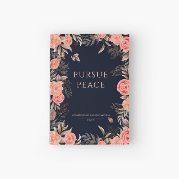 PURSUE PEACE - 2022 JW Convention (Floral) Hardcover Journal