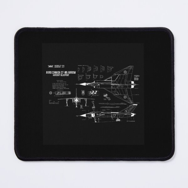 Item preview, Avro Canada CF-105 Arrow Aircraft Blueprint designed and sold by PodiShawna.