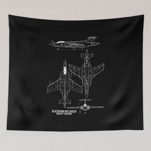 Item preview, Blackburn Buccaneer Aircraft Blueprint designed and sold by PodiShawna.