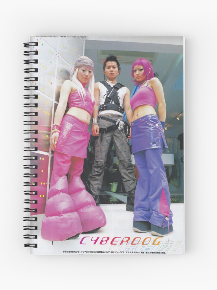 cyber y2k japanese fashion magazine | Spiral Notebook