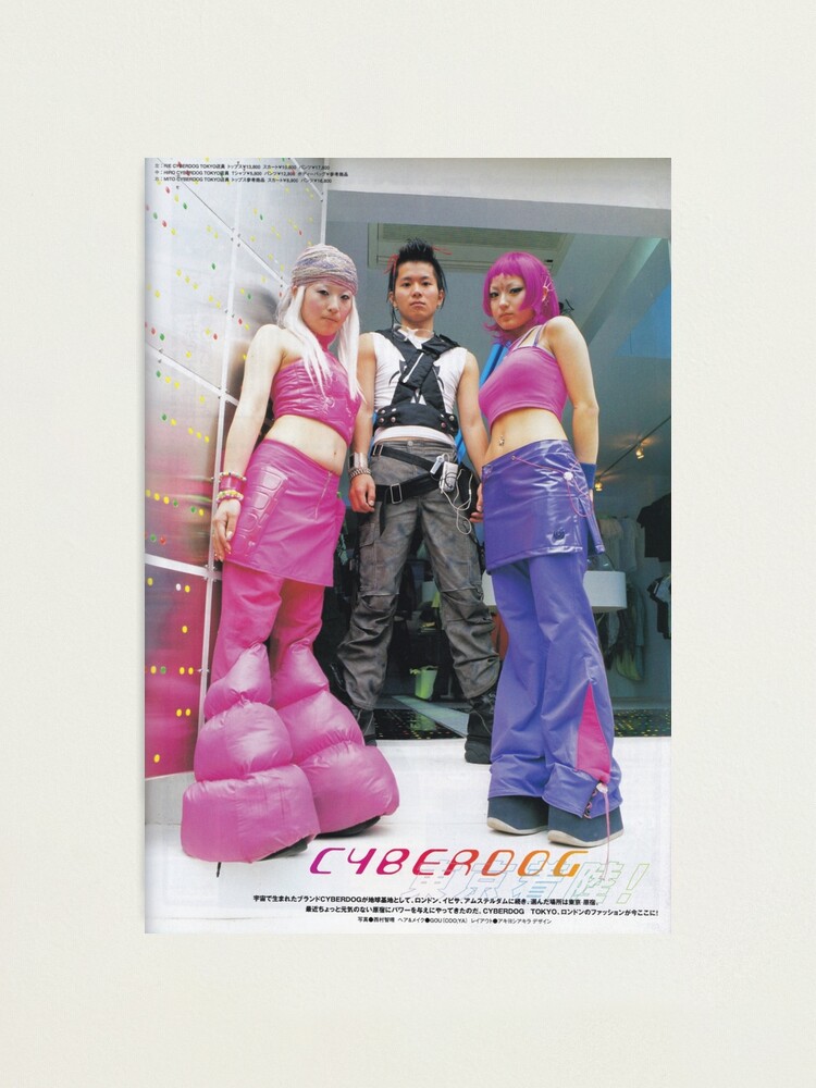 cyber y2k japanese fashion magazine Photographic Print for Sale by maya b