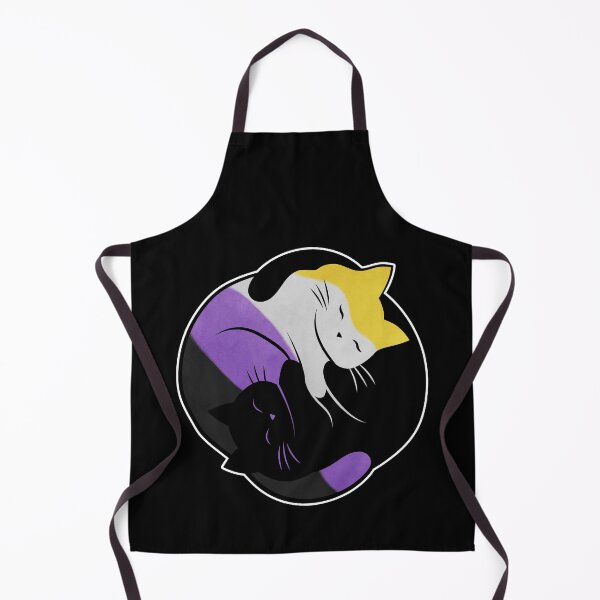 Item preview, Nonbinary Eternal Yin Yang Cat designed and sold by Clara Hollins.