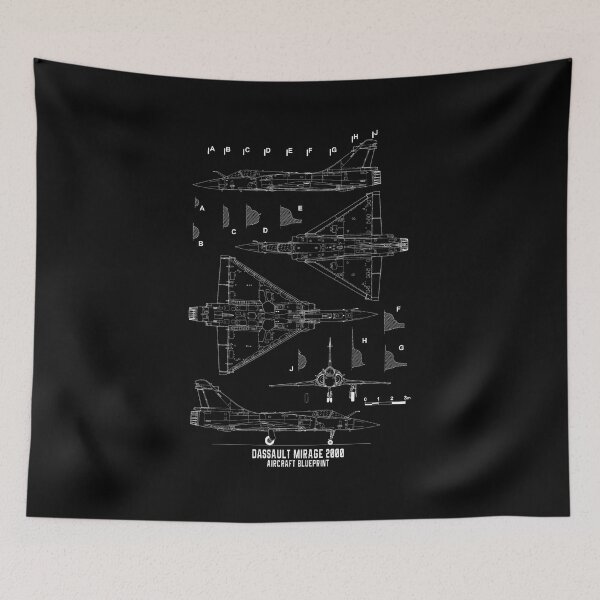 Item preview, Dassault Mirage 2000 Aircraft Blueprint designed and sold by PodiShawna.