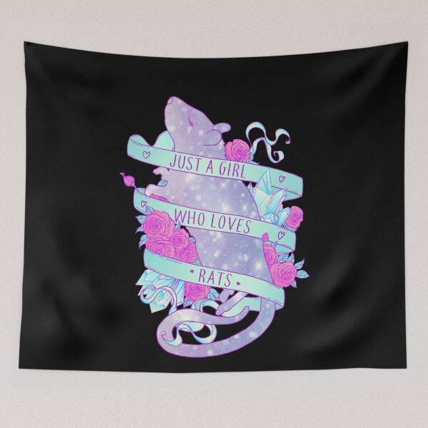 Item preview, Just a Girl Who Loves Rats designed and sold by Clara Hollins.