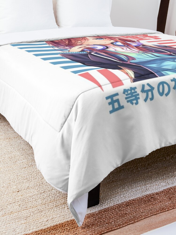 5-toubun no Hanayome Miku Nakano Anime Bed Sheet or Duvet