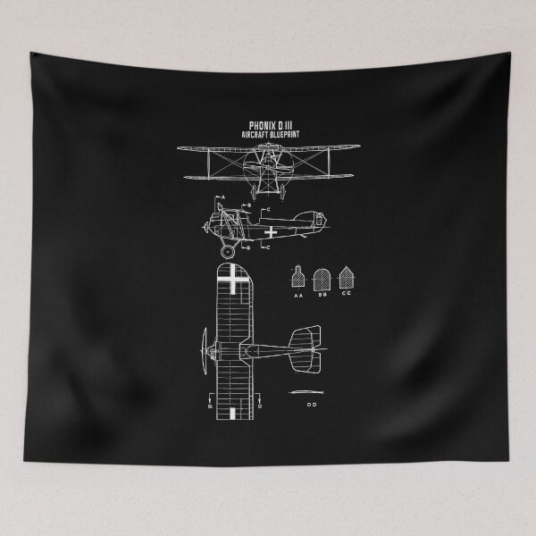 Item preview, Phonix DIII Aircraft Blueprint designed and sold by PodiShawna.