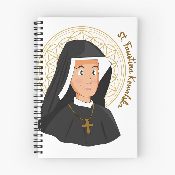 Item preview, Saint Faustina Kowalska designed and sold by ChapterAndMirth.