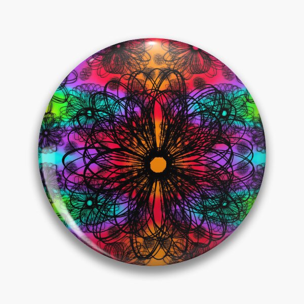 Item preview, Viaje floral de los 70 2 designed and sold by nikisteelglass.