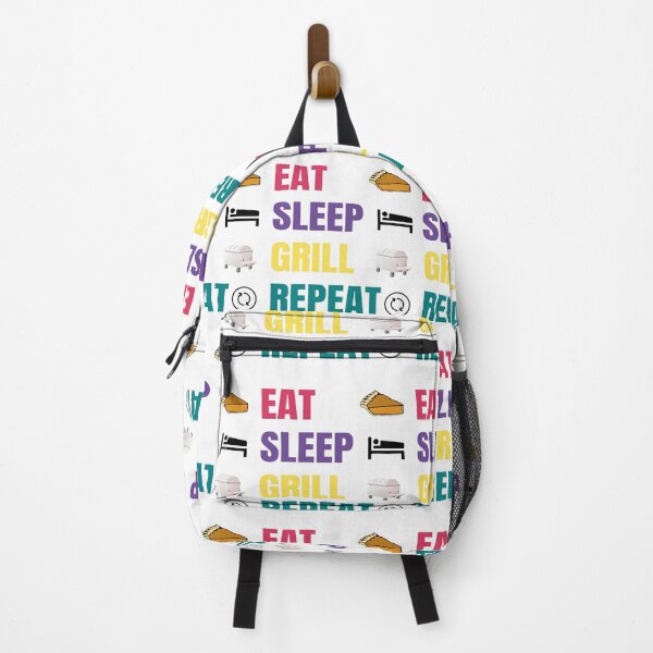 Item preview, Eat sleep grill repeat in color. Great time is spring and summer designed and sold by TJHstudio.