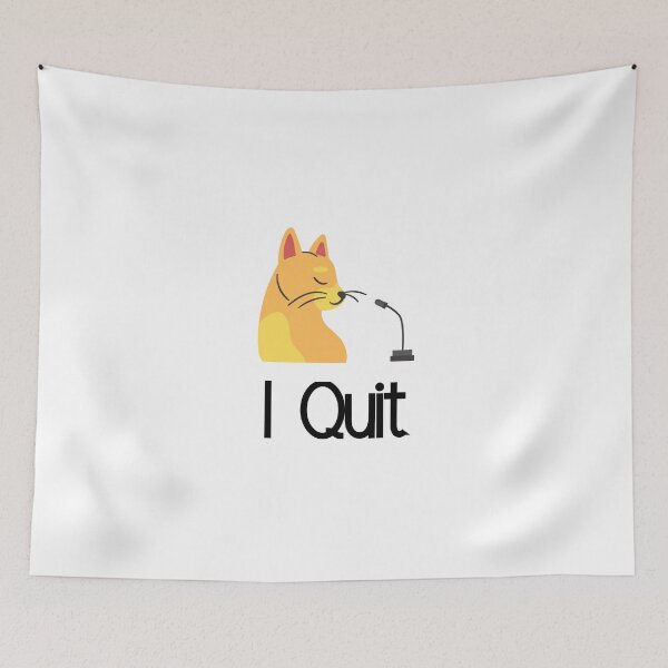 Item preview, Cat says I quit designed and sold by MiniKila.