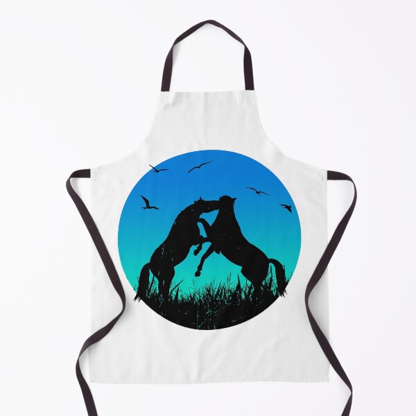 Item preview, Wild Horses Fighting | Ponies | Birds | Nature | Outdoors designed and sold by Ravenvine.
