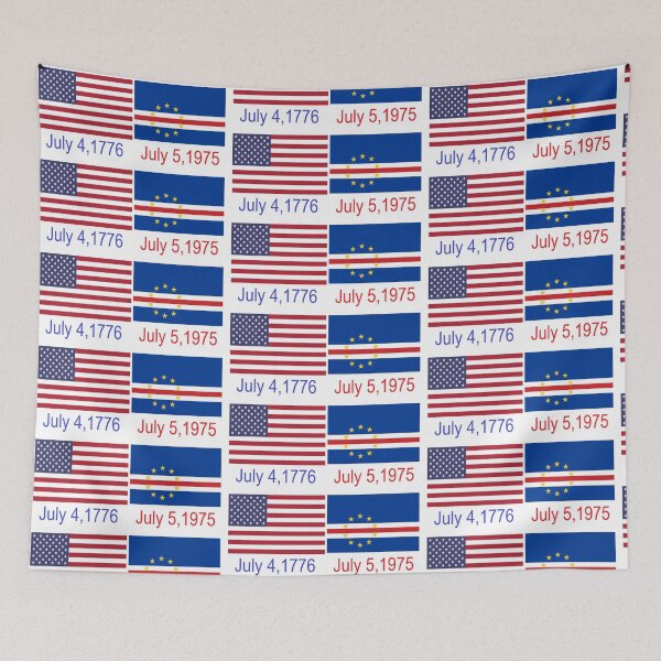 Item preview, USA/ Cape Verde - Independence Days designed and sold by SkolaNobu.