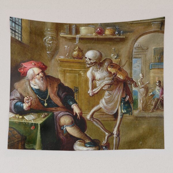 Item preview, Death playing the Violin Painting Frans Francken the Younger designed and sold by TeeARTHY.