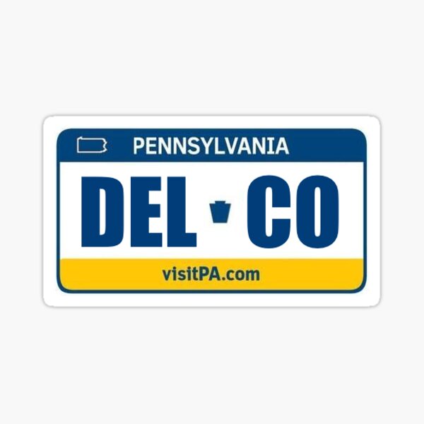 Artikel-Vorschau von Delco Nummernschild Pennsylvania, designt und verkauft von blakiecake98.