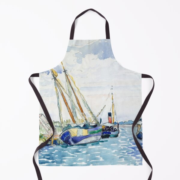 Item preview, Escena marina cerca de Venecia Barcos cerca de Venecia pintura Henri-Edmond Cross designed and sold by TeeARTHY.