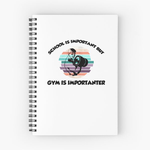 Item preview, Funny Gym Muscles Lovers, School Is Important But gym Is Importanter designed and sold by yssnyd.