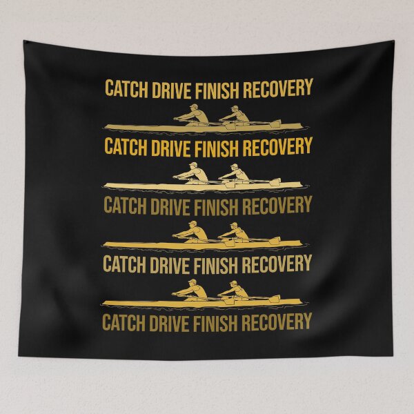 Item preview, Catch Drive Finish Recovery, Repeat, Two Rowers, Gold designed and sold by artfulnotebook.