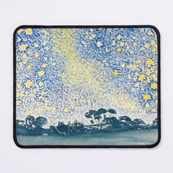 Item preview, Landscape with Stars (1905–1908) painting in high resolution by Henri-Edmond Cross. Original from The MET designed and sold by TeeARTHY.
