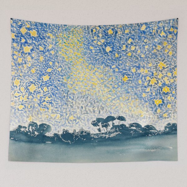 Item preview, Landscape with Stars (1905–1908) painting in high resolution by Henri-Edmond Cross. Original from The MET designed and sold by TeeARTHY.