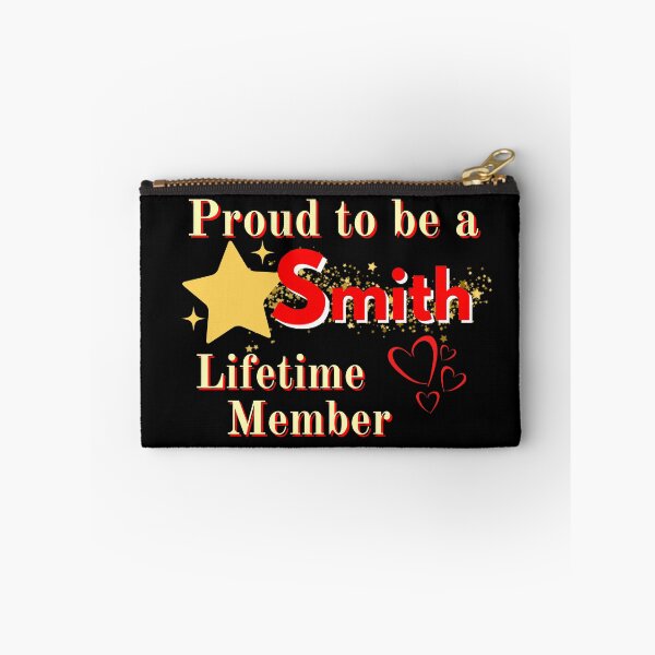 Item preview, Smith Family Monogram Sticker Sign Tshirt displays proud family characteristics in pink designed and sold by Faelee.