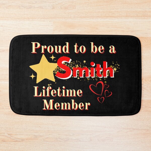 Item preview, Smith Family Monogram Sticker Sign Tshirt displays proud family characteristics in pink designed and sold by Faelee.