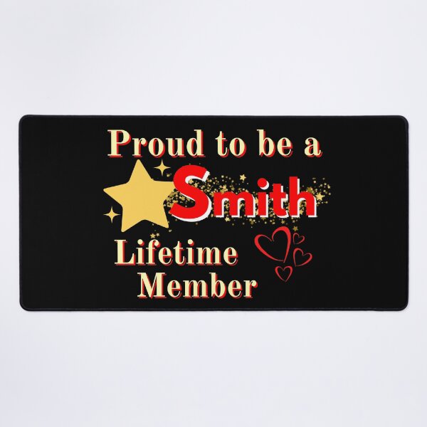 Item preview, Smith Family Monogram Sticker Sign Tshirt displays proud family characteristics in pink designed and sold by Faelee.