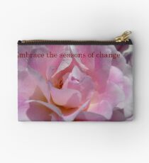 Embrace The Seasons Of Change - Rose - NZ Studio Pouch