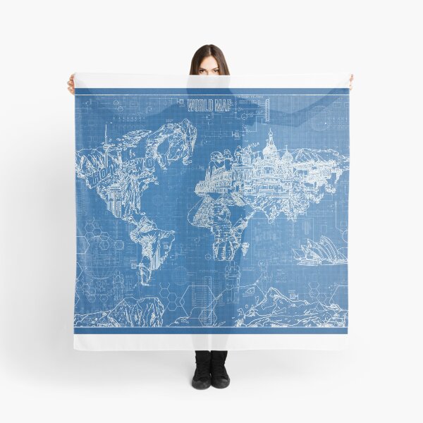 Item preview, world map designed and sold by BekimART.