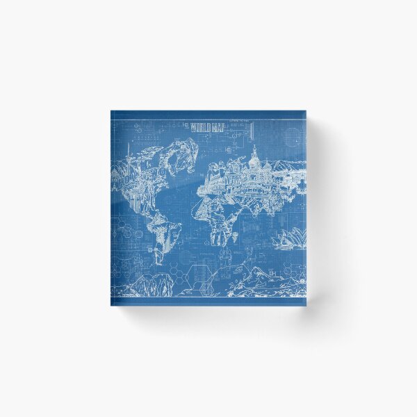 Item preview, world map designed and sold by BekimART.