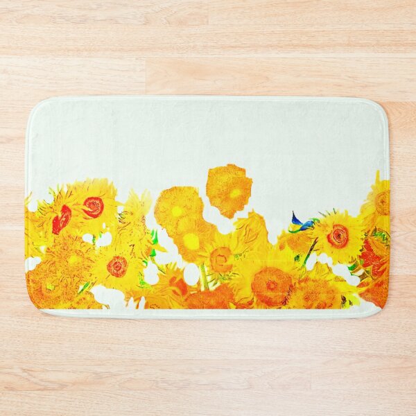 Item preview,  Van Gogh Sunflowers detail, oil painting illustration. [Digitally Enhanced by WatermarkNZ Press] designed and sold by CristalleLisa.