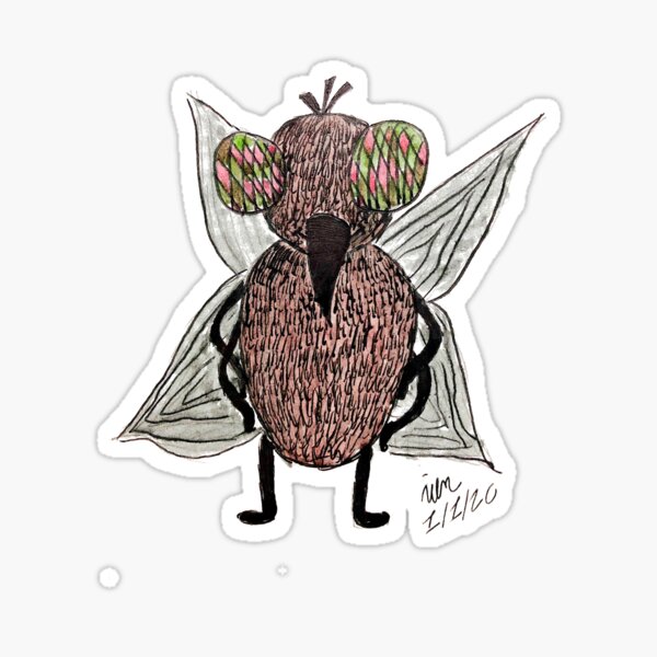 Flying to See You Sticker