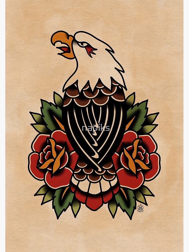 Eagle & Dreamcatcher Tattoo by Eva Szolnoki | Colour style - Inkably.co.uk