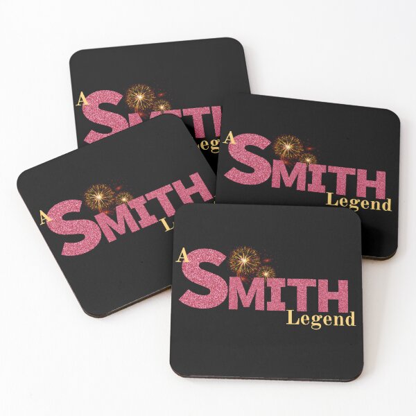 Artikelvorschau, Smith Family Monogram Aufkleber Schild Geschenk für Mama oder Papa an einem besonderen Tag, der stolze Familienmerkmale in Pink zeigt entworfen und verkauft von Faelee.