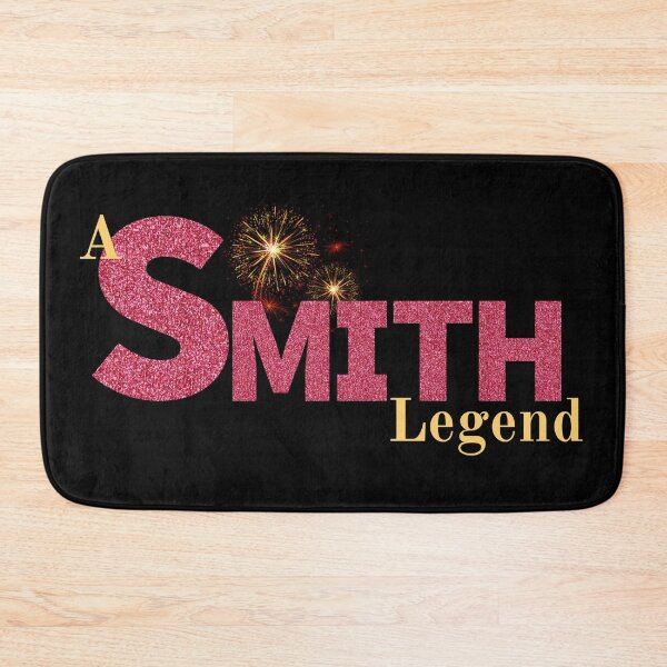 Artikelvorschau, Smith Family Monogram Aufkleber Schild Geschenk für Mama oder Papa an einem besonderen Tag, der stolze Familienmerkmale in Pink zeigt entworfen und verkauft von Faelee.
