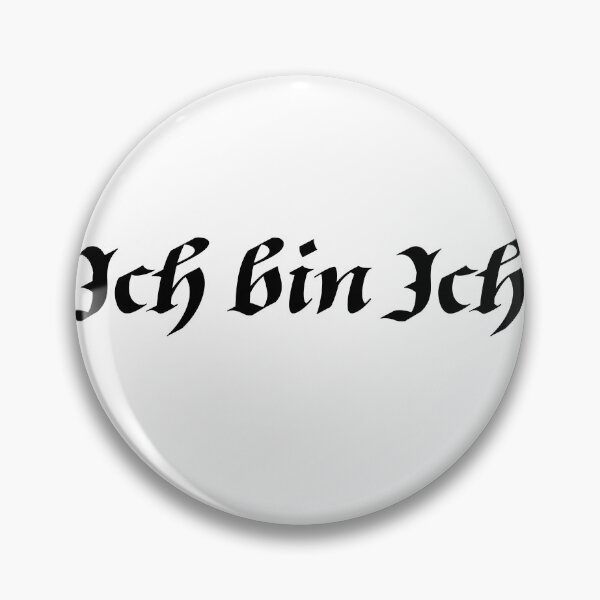 Item preview, Ich bin Ich (Black Text) designed and sold by KMGraphics99.